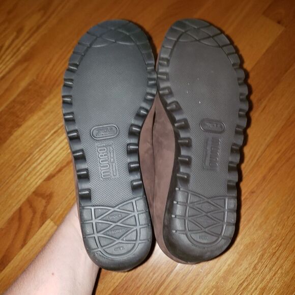 Munro Brown Leather Maryjane Shoes - Picture 7 of 8
